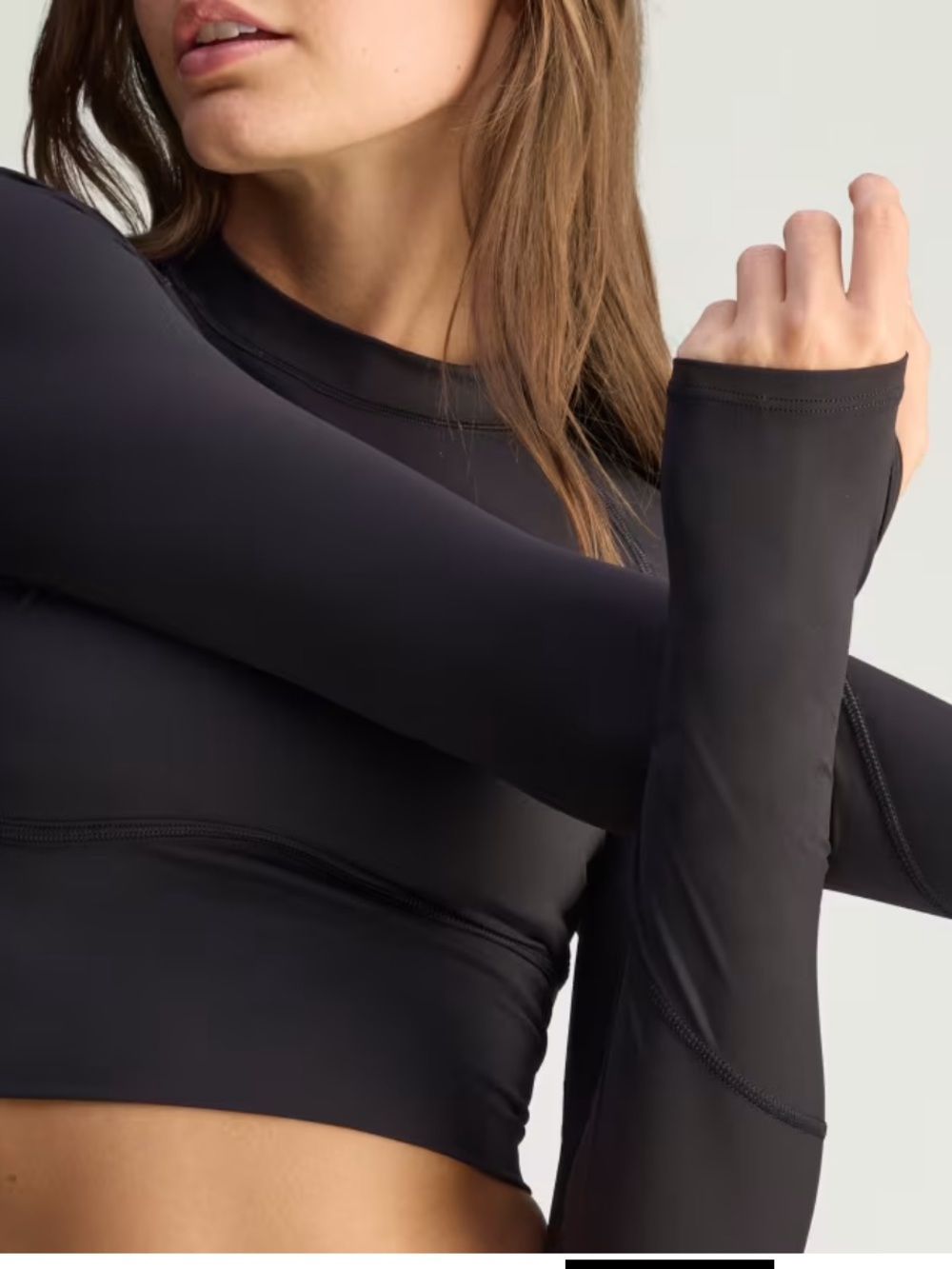 NEW💎ADIDAS BY STELLA MCCARTNEY TRAINING LONGSLEEVE CROP $100 - Picture 6 of 8